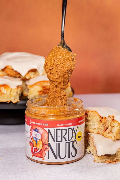 Cinnamon Roll Peanut Butter Nerdy Nuts