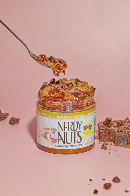 Boujee Brownie Peanut Butter Treat | Nerdy Nuts