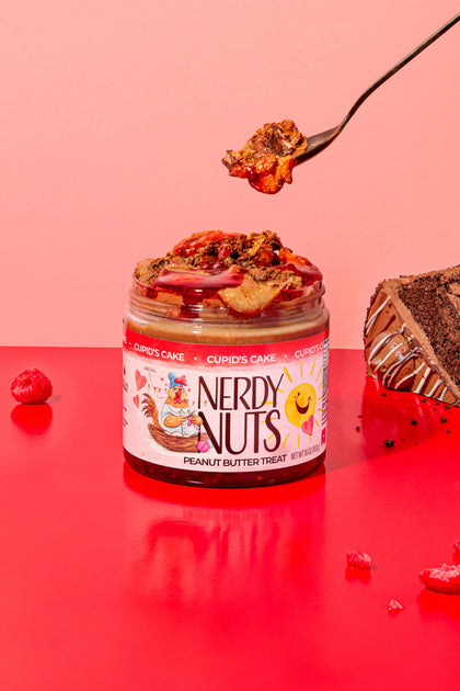 Cupid's Cake Peanut Butter Treat | Nerdy Nuts