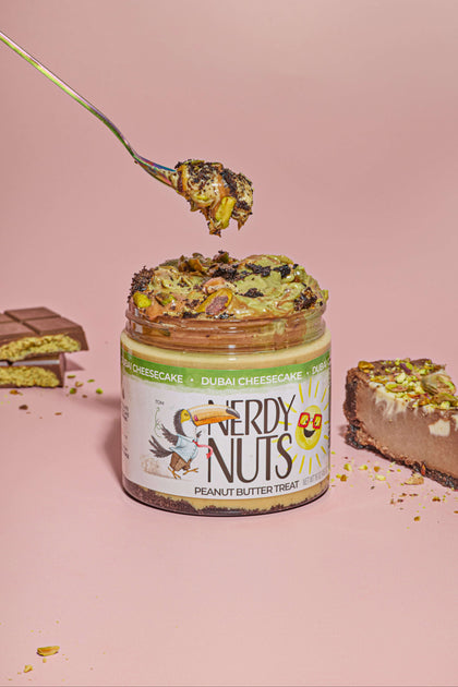 Dubai Cheesecake Peanut Butter Treat | Nerdy Nuts
