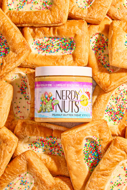 Holly Jolly Pie Peanut Butter Treat | Nerdy Nuts