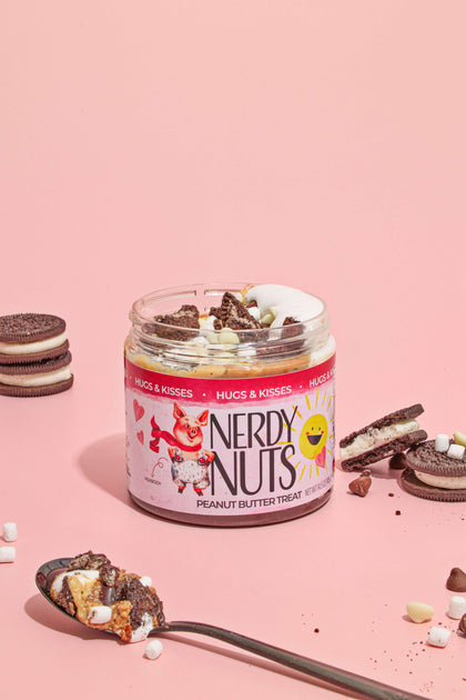 Hugs and Kisses Peanut Butter Treat | Nerdy Nuts