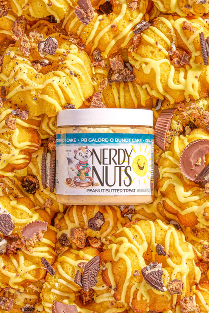 PB Cookies & Cream Bundt Cake Peanut Butter Treat | Nerdy Nuts