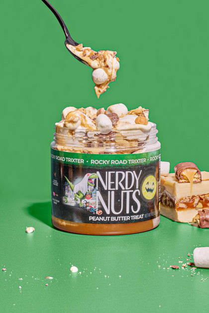Rocky Road Trixter Peanut Butter Treat | Nerdy Nuts