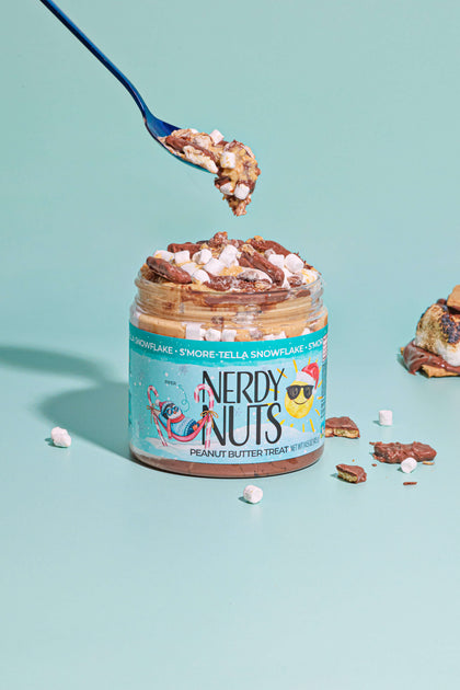 S'more-tella Snowflake Peanut Butter Treat | Nerdy Nuts
