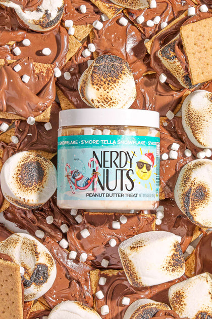 S'more-tella Snowflake Peanut Butter Treat | Nerdy Nuts
