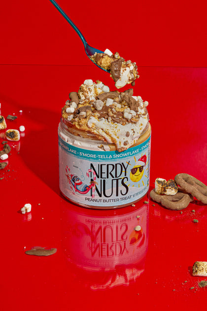 S’more-tella Snowflake Peanut Butter Treat – Nerdy Nuts