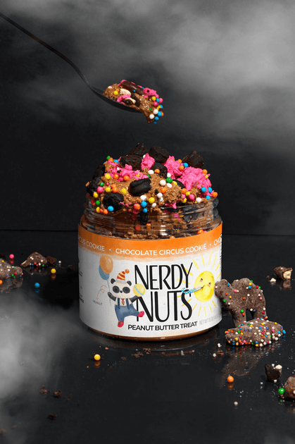 Chocolate Circus Cookie Peanut Butter Treat | Nerdy Nuts
