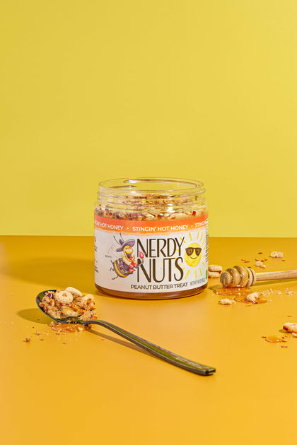 Stingin' Hot Honey Peanut Butter Treat | Nerdy Nuts