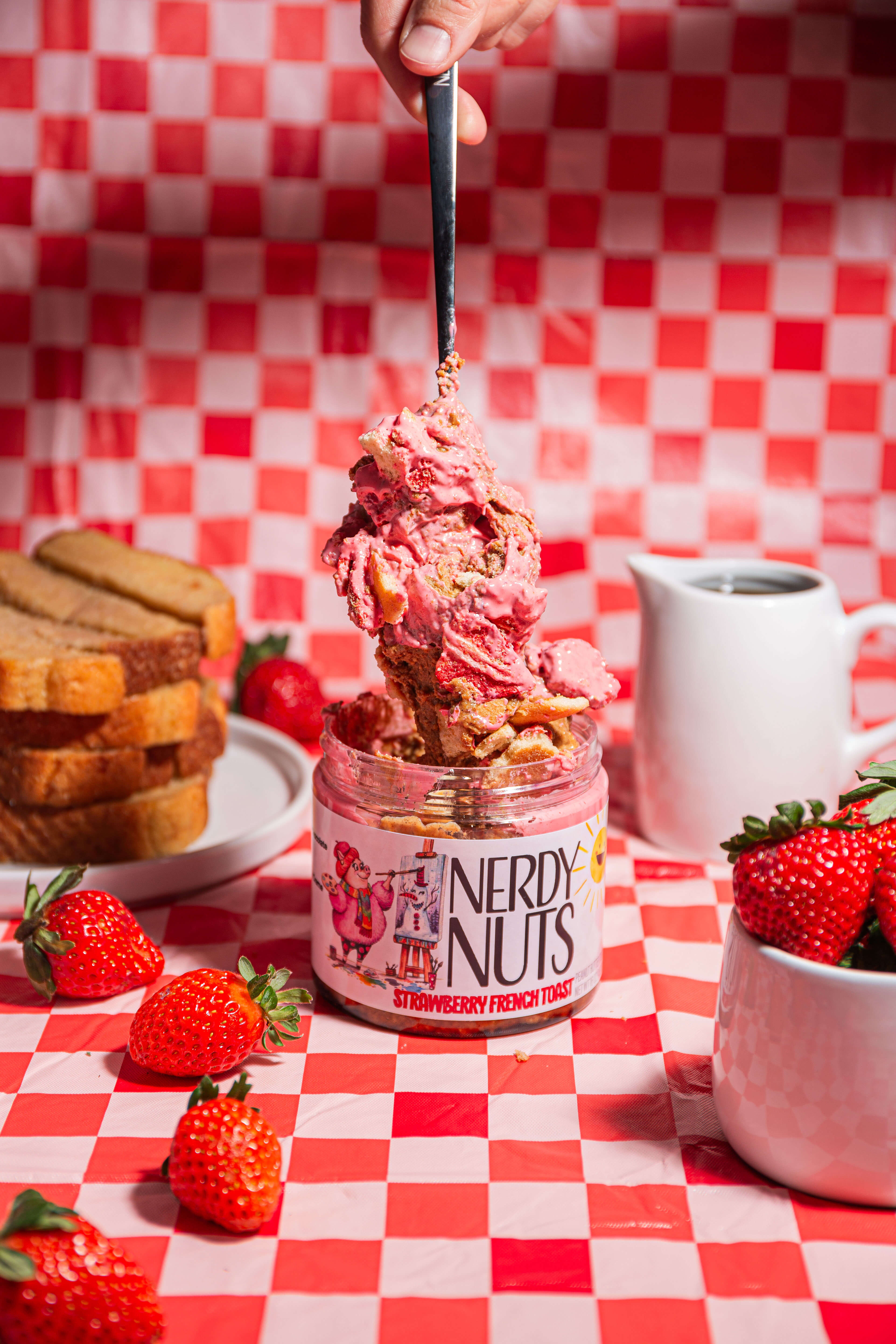 Strawberry French Toast Peanut Butter Treat Nerdy Nuts strawberry-french-toast-peanut-butter-treat-nerdy-nuts
