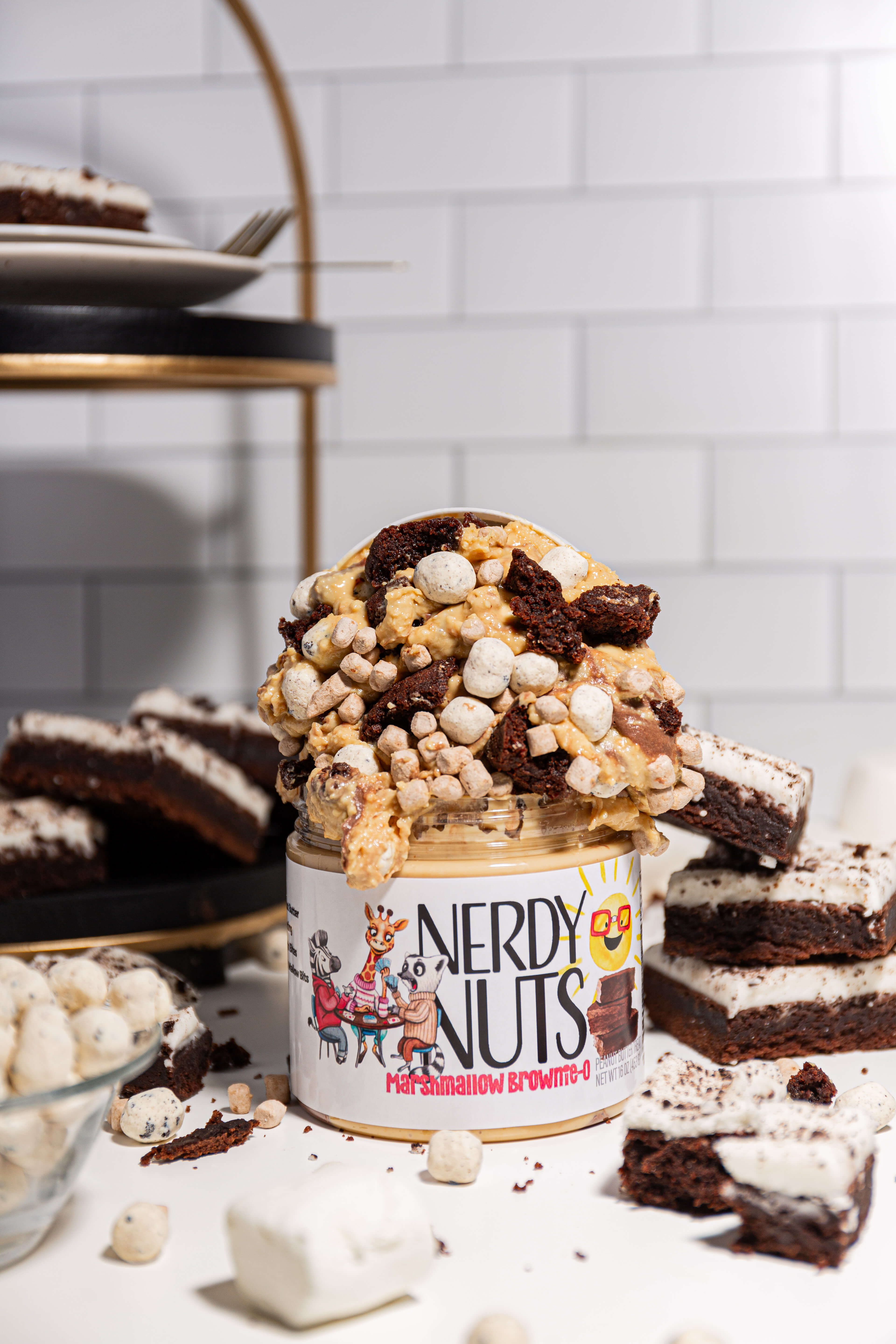 Cookies Cream Brownie Peanut Butter Treat Nerdy Nuts Cookies Cream Brownie Peanut Butter Treat Nerdy Nuts