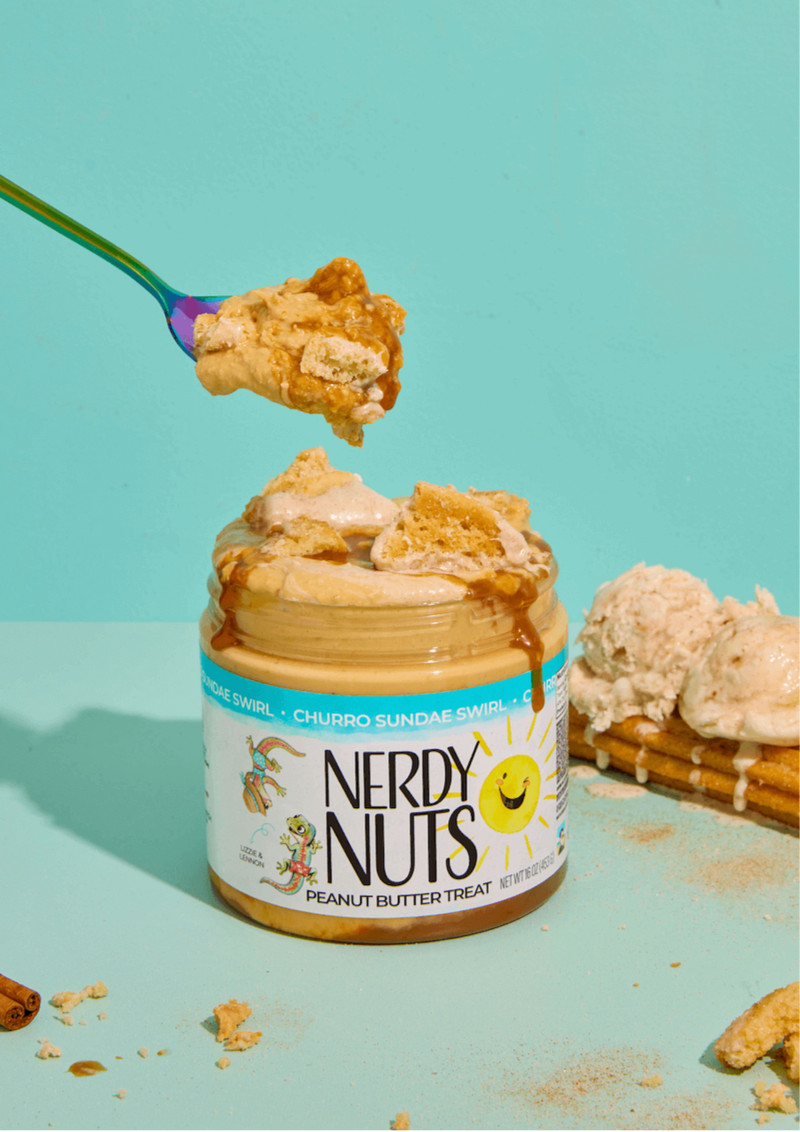 Churro Sundae Swirl Peanut Butter Treat