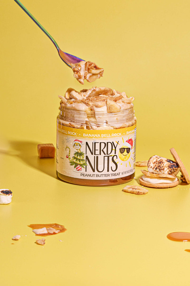 Banana Bell Rock Peanut Butter Treat