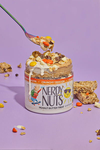 Crunchy Dragon (Granola Bar) Peanut Butter Treat | Nerdy Nuts