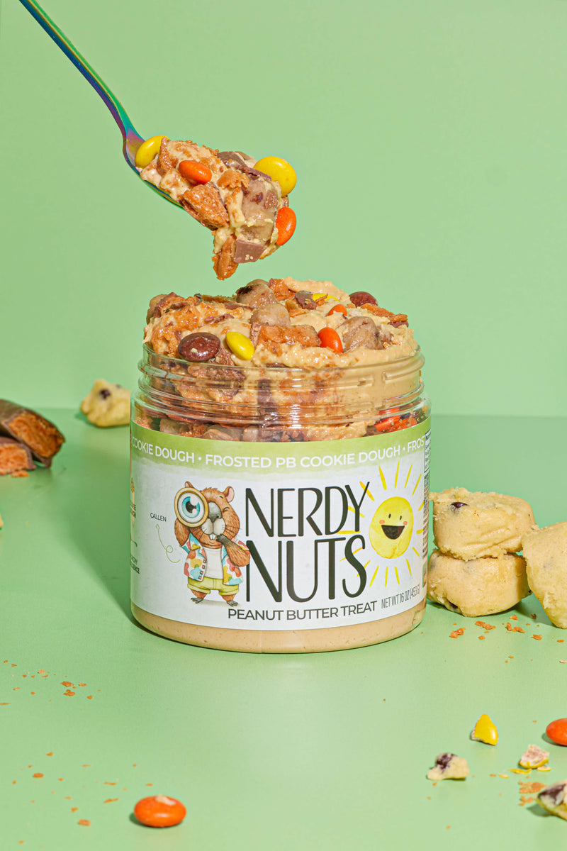 Frosted PB Cookie Dough Peanut Butter Treat