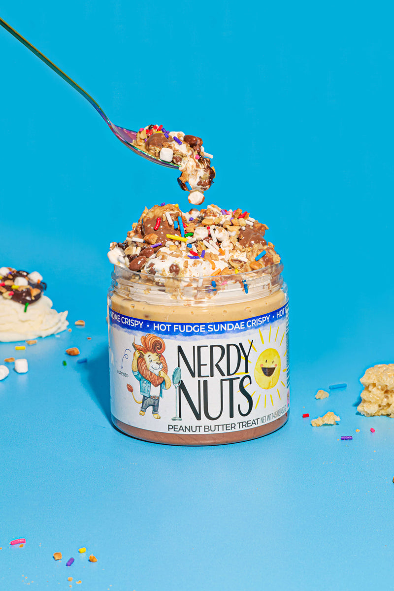 Hot Fudge Sundae Crispy Peanut Butter Treat
