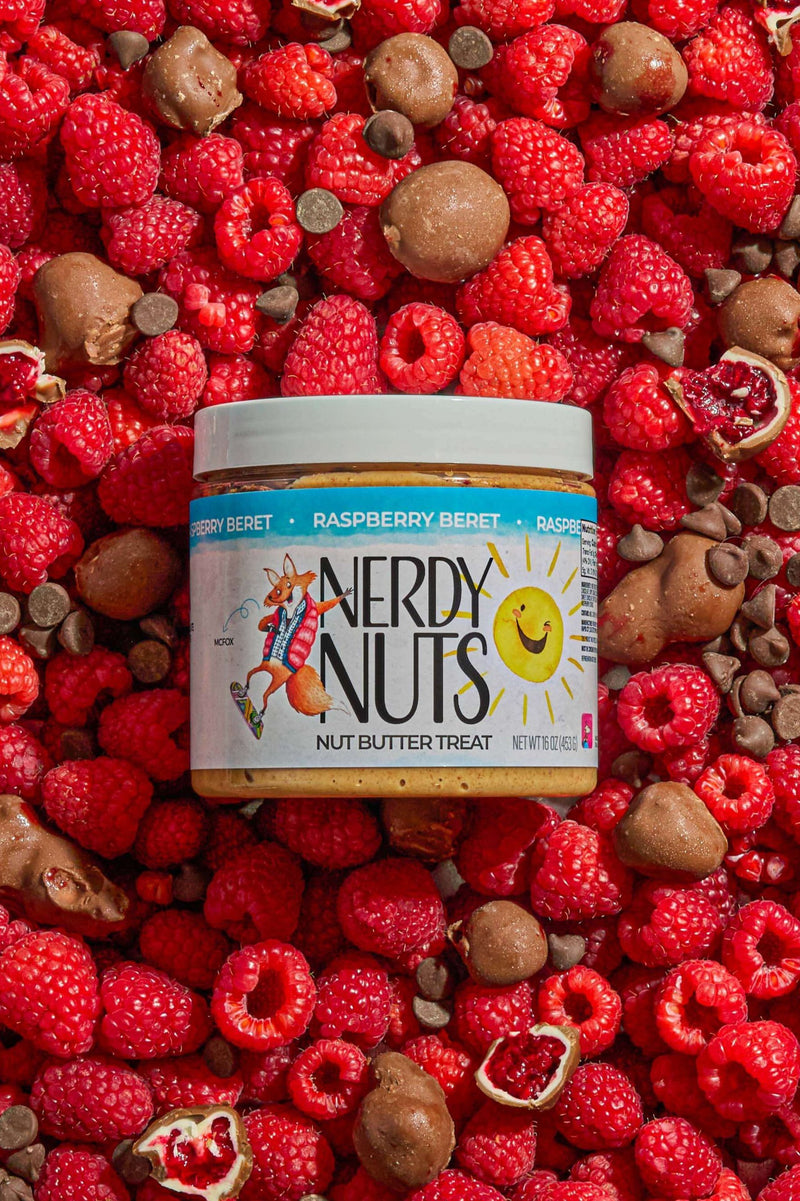 Raspberry Beret Nut Butter Treat