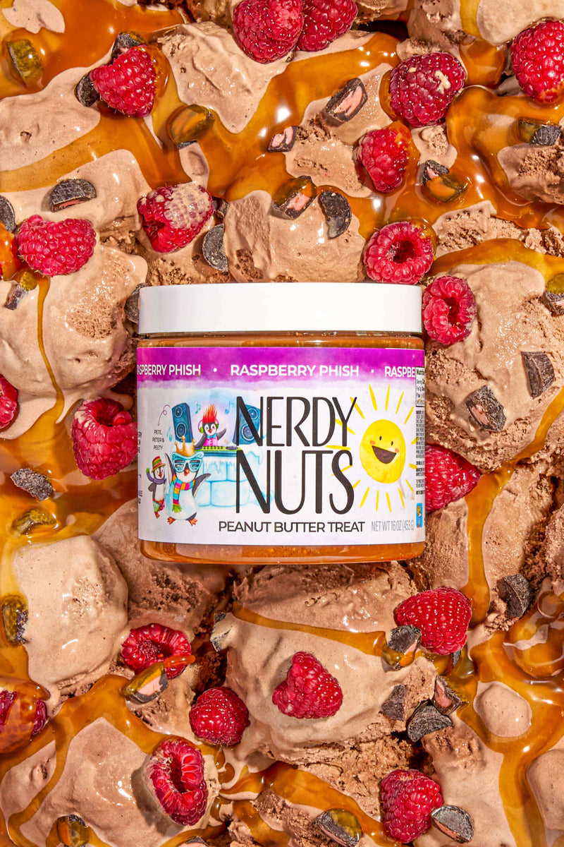 Raspberry Phish Peanut Butter Treat