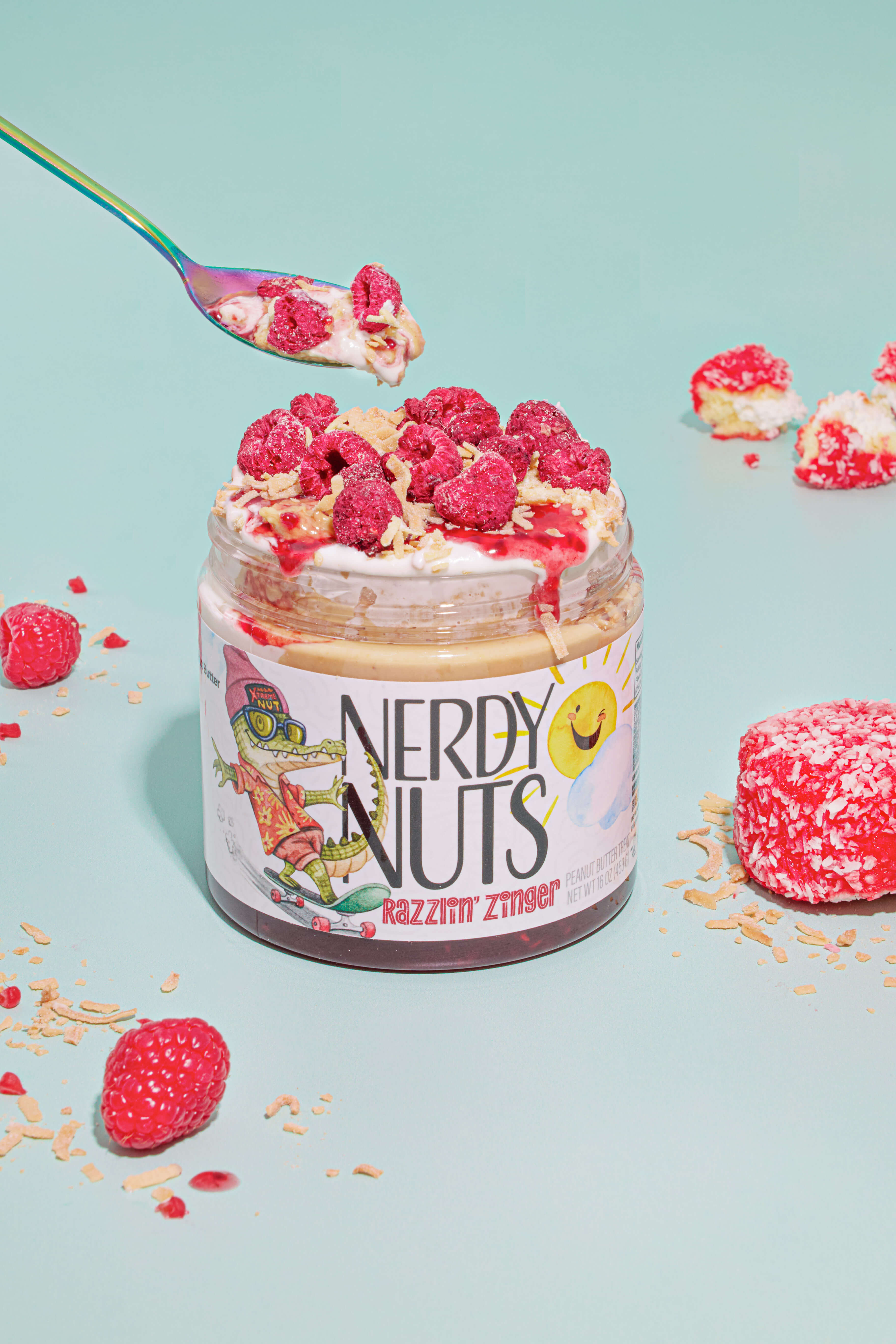 Razzlin' Zinger Peanut Butter Treat | Nerdy Nuts