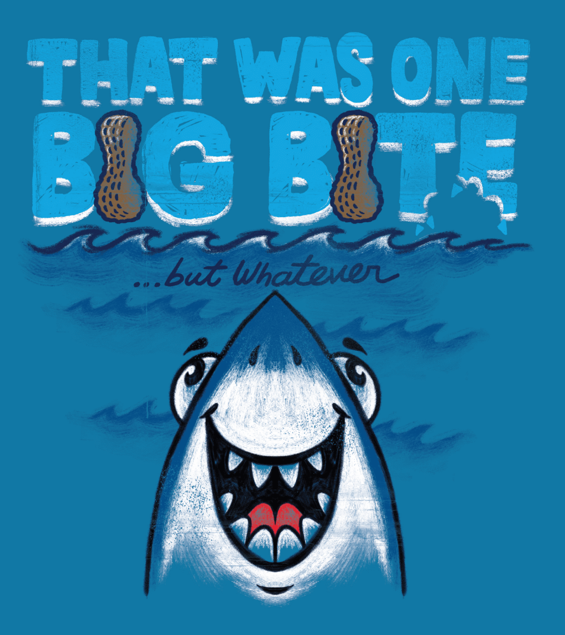 Shark bite best sale shirt