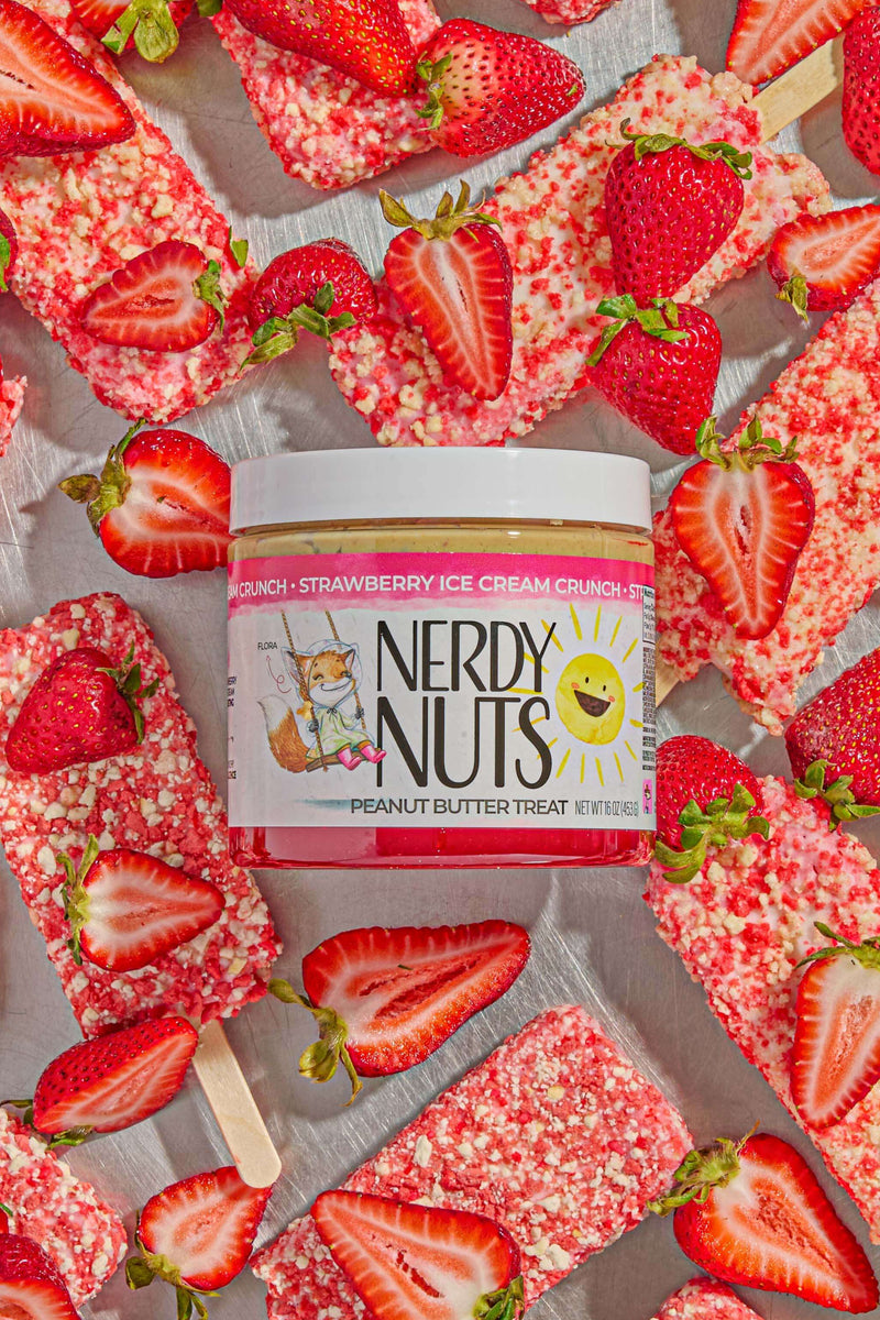 Strawberry Ice Cream Crunch Peanut Butter Treat