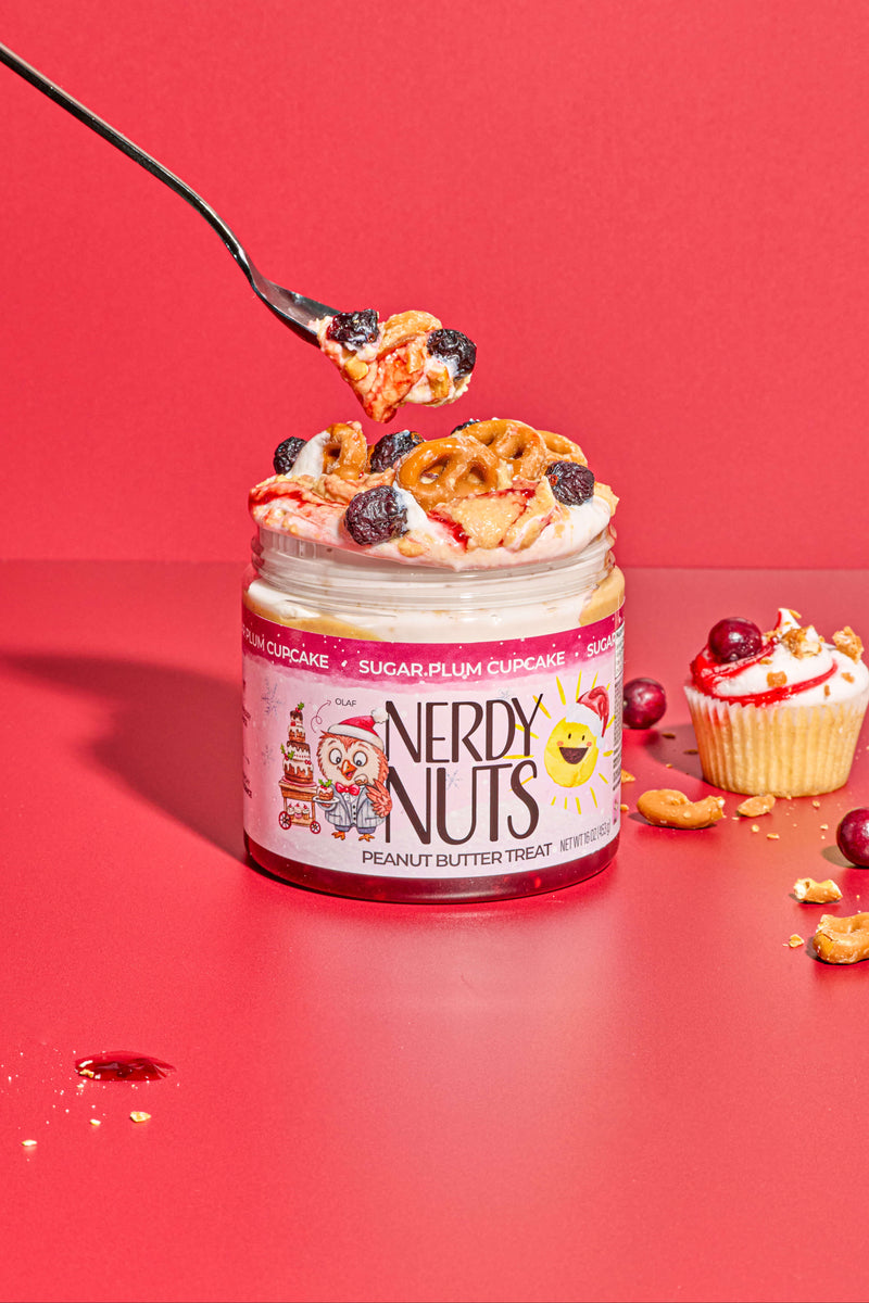 Sugar Plum Cupcake Peanut Butter Treat