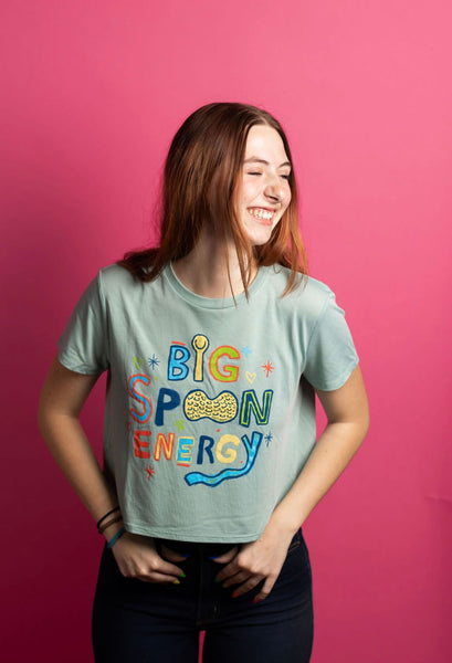 Cropped Big Spoon Energy Shirt | Nerdy Nuts
